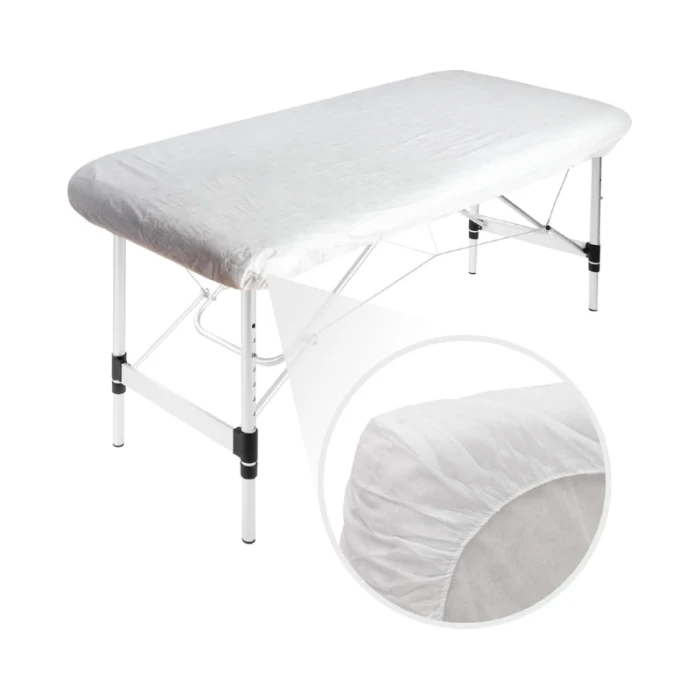 Amora Disposable Fitted Bedsheet 100x210cm - White - 10 Pcs