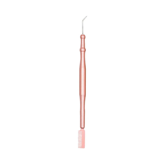 Amora Stainless eyelash lifting tool 15x0.8cm - Shinny Rose