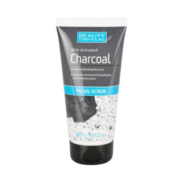 Beauty Formulas Charcoal Facial Scrub 150ml