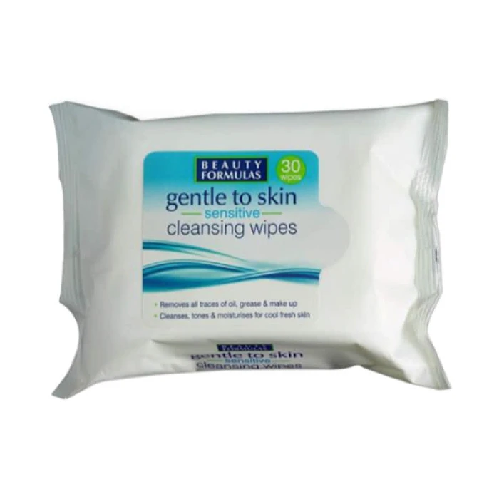 Beauty Formulas gentle Sensitive Cleansing Wipes 30'S