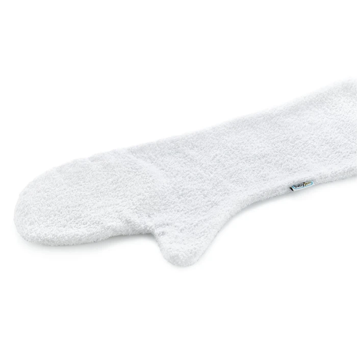 Babyjem Baby Bathing Glove, White, 0 Months+