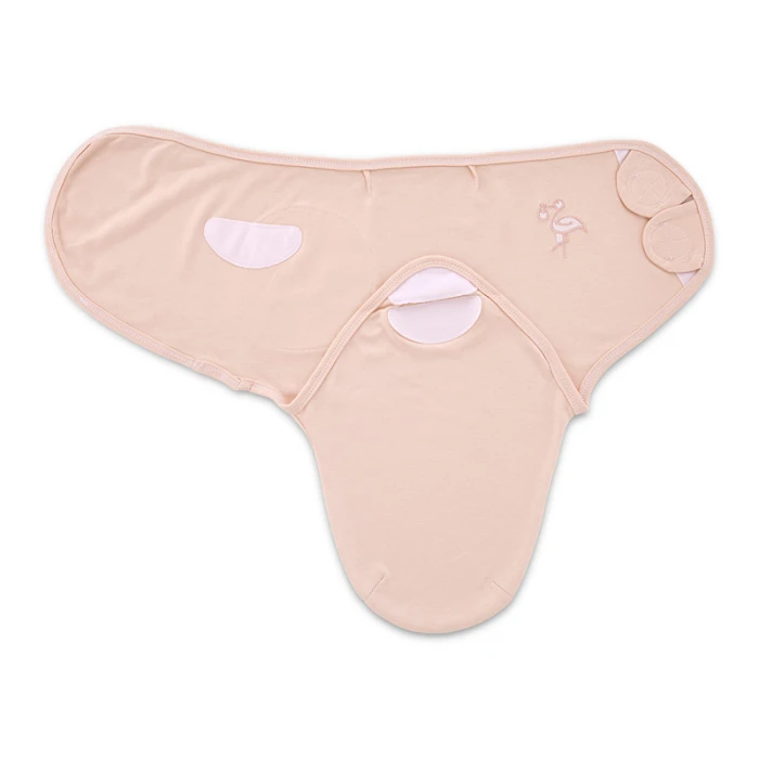 Babyjem Baby Cotton Swaddle, 0-4 Months, Flesh