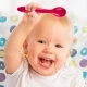 Babyjem Baby Spoon and Fork Set, 12+ Months, Red