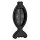 Babyjem Bath & Room Thermometer for Babies, Black, 0 Months+
