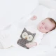 Babyjem Cherry Seeds Filled Velvet Colic Owl Shaped Pillow, Grey, 0 Months+