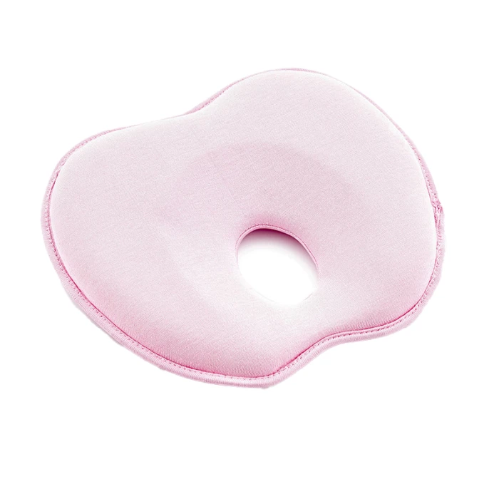 Babyjem Flat Head Pillow, 0-6 Months, Pink