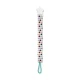 Babyjem Print Ribbon Pacifier Holder, Multicolour, 0 Months+