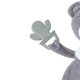 Babyjem Sleep Buddy with Teether, 0+ Months, Grey