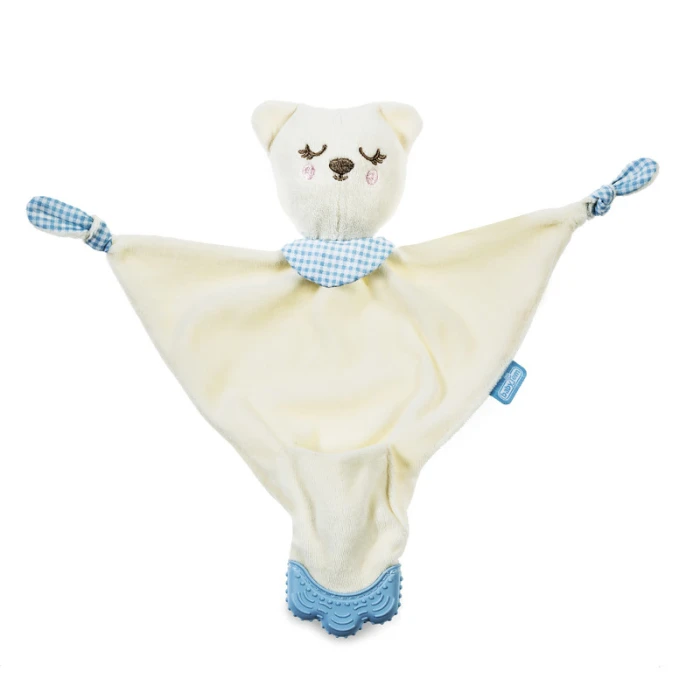 Babyjem Sleeping Friend Teether, 0+ Months, Blue