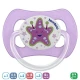 Bambino Butterfly Shape Patterned Body Orthodontic Soother Purple And White 0 to 6 Months