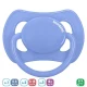 Bambino Butterfly Shape Plain Body Orthodontic Soother Blue 18+ Months