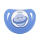 Bambino Fit Shape Patterned Body Orthodontic Soother Blue And White 0 to 6 Months