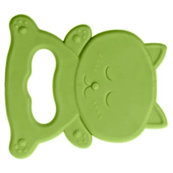 Bambino Rubber Teether Fox Green