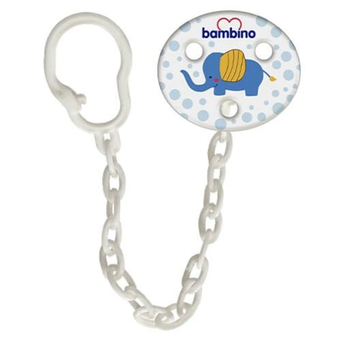 Bambino Soother Chain Elephant