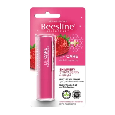 Beesline Lip Care Shimmery Strawberry
