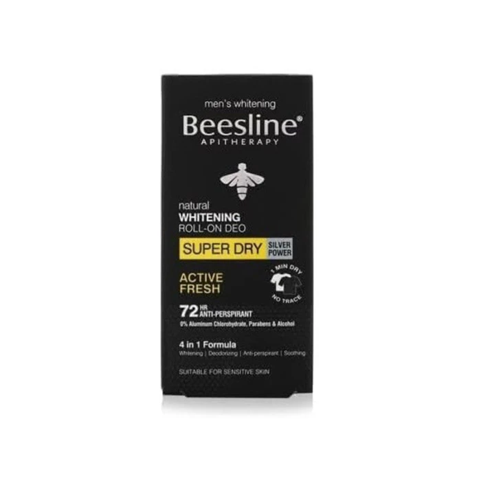 Beesline Men Whitening Roll-On Super Dry Active Fresh 50ml