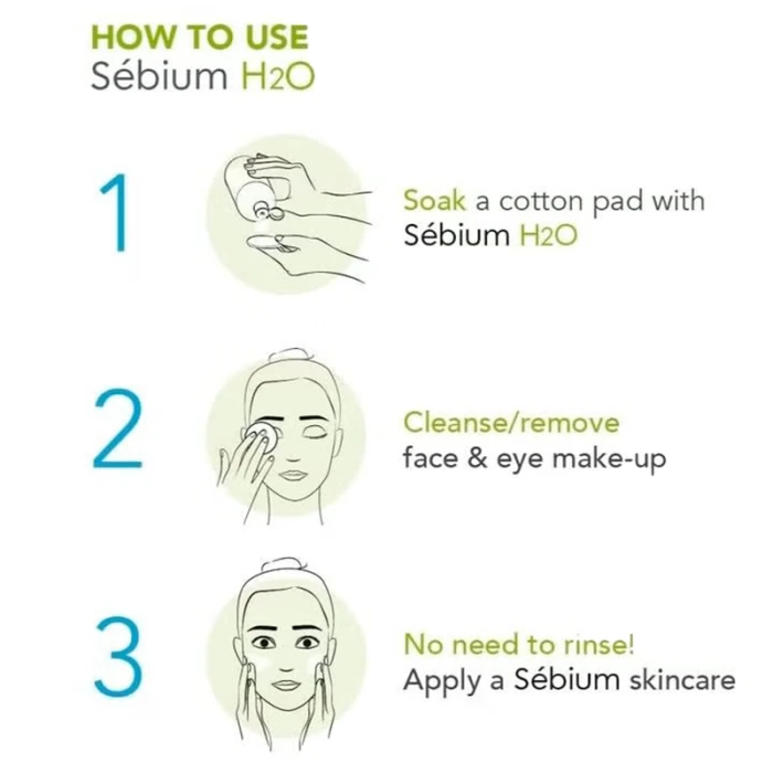 Bioderma Sebium H20 500ml Without Pump
