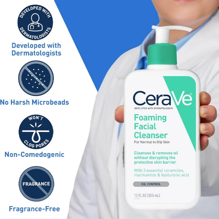 CERAVE Foaming Facial Cleanser 16oz