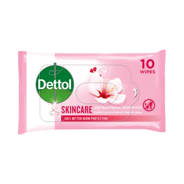 Dettol Antibacterial Wipes Skincare 10s