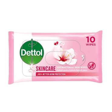 Dettol Antibacterial Wipes Skincare 10s