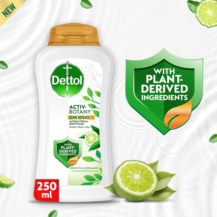 Dettol Shower Gel Green Tea and Bergamot 250ml