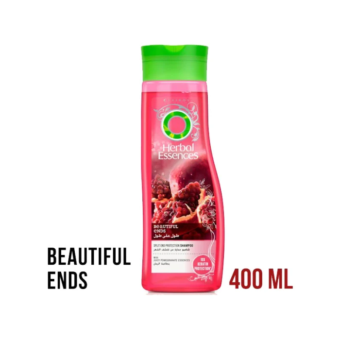 Herbal Essences Beautiful Ends Split End Protection Shampoo with Juicy Pomegranate Essences 400 ml
