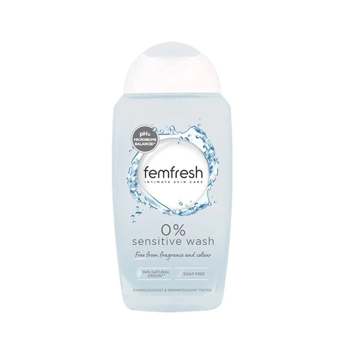 Femfresh 0% Sensitive Wash Fragrance Free 250ml