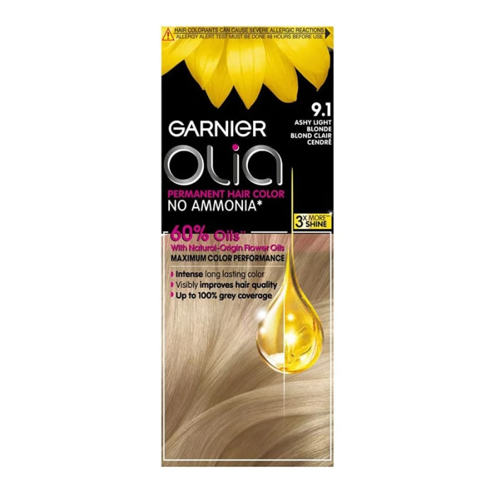 Garnier Olia 9.1 Ashy Light Blonde