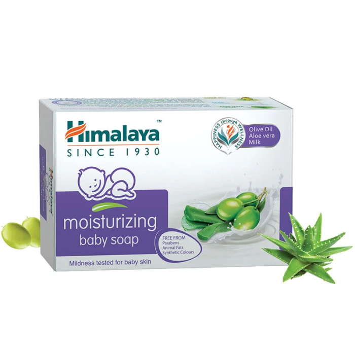 Himalaya Herbals Moisturising Baby Soap With Aloe Vera 75g