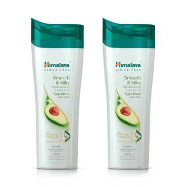 Himalaya Herbals Smooth and Silky Moisturising Shampoo 2x400ml