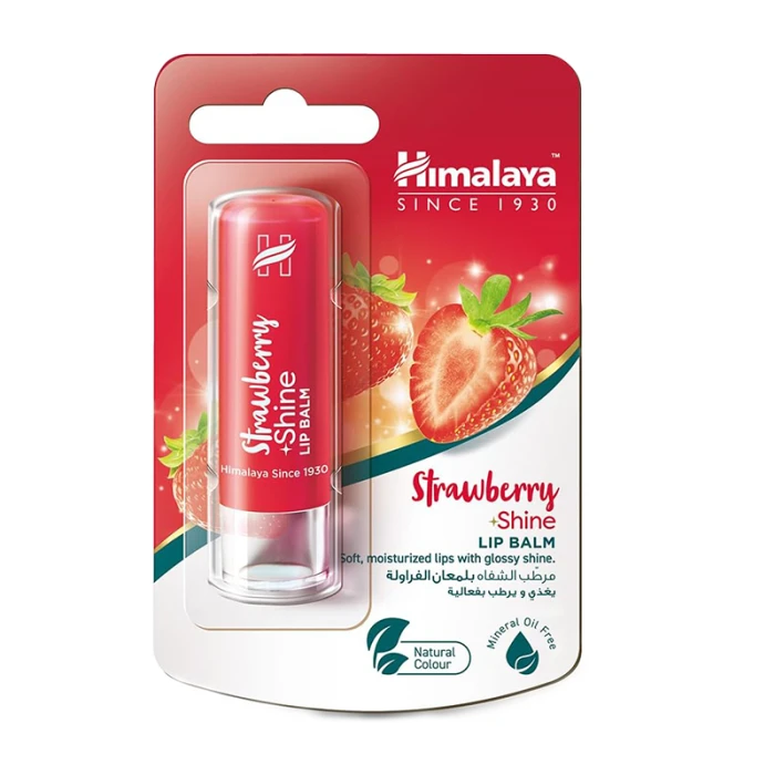 Himalaya Lip Balm Strawberry Shine 4.5 gms