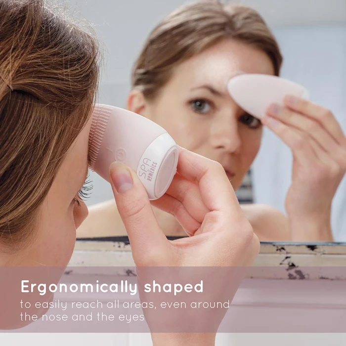 HoMedics Blossom Mini Silicone Facial Cleansing Brush