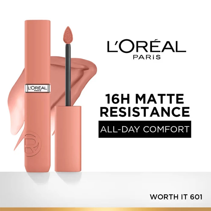 LOREAL PARIS Lipstick Infallible Matte Resistance 601