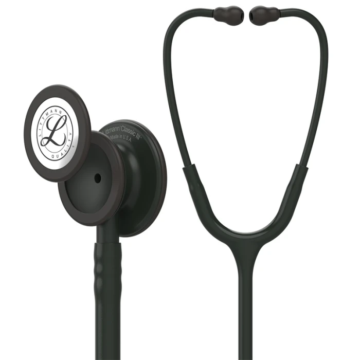 Littmann Classic III Monitoring Stethoscope 27 inch Black Edition ChestPiece Black Tube