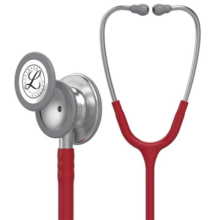 Littmann Classic III Monitoring Stethoscope 27 inch Burgundy Tube
