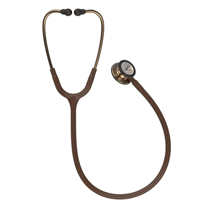 Littmann Classic III Monitoring Stethoscope Copper Finish Chestpiece Chocolate Tube 27 inch
