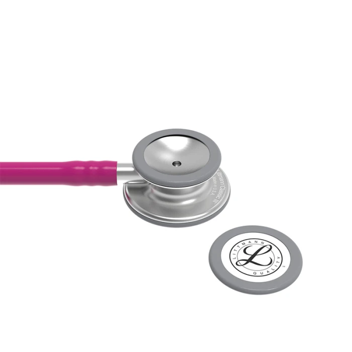 Littmann Classic III Monitoring Stethoscope Raspberry Tube Stainless Stem and Headset 27 inch