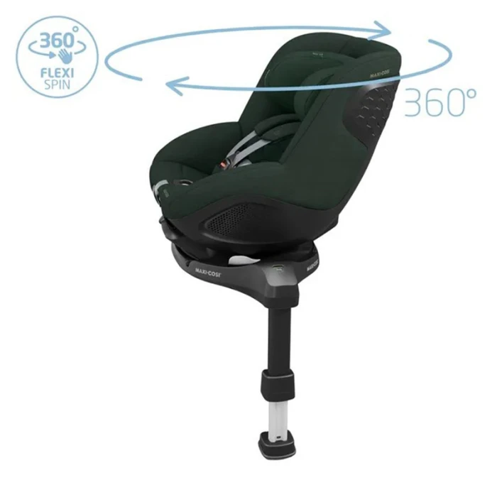 Maxi-Cosi Mica 360 Pro I Size car seat Authentic Green With Base