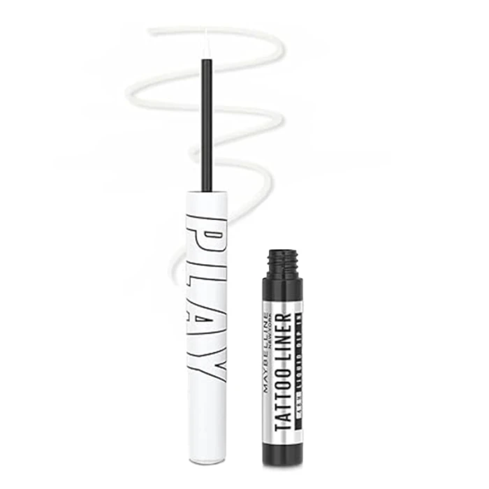 Maybelline Eyeliner Pencil Tatto Liner Play Defend Matte White