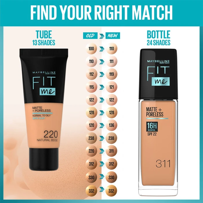 Maybelline Fit Me Fdt Mat Pore Spf 311 Mena