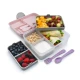Melii 2 Tier Bento Lunch Box Pink