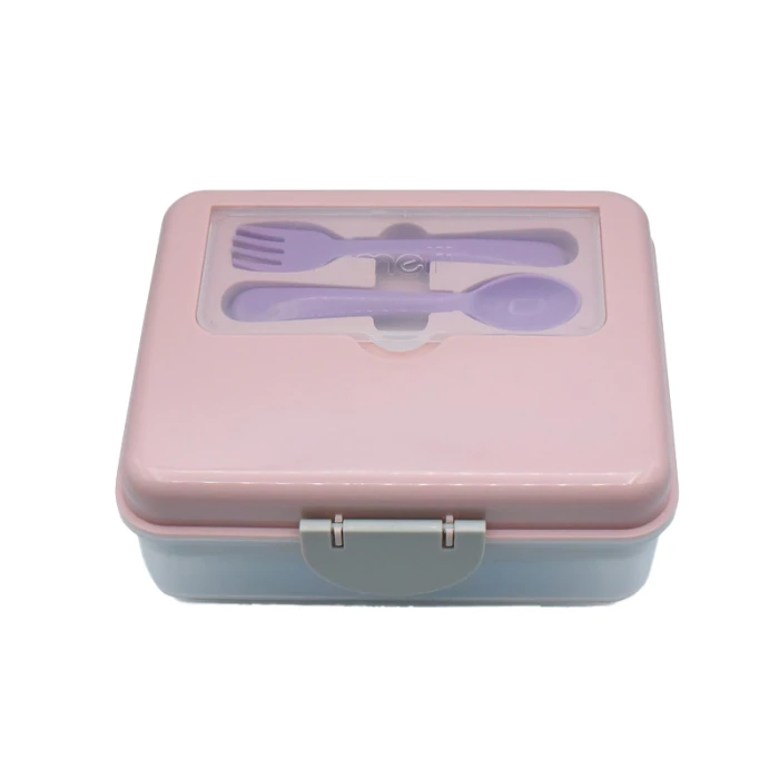 Melii 2 Tier Bento Lunch Box Pink