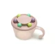 Melii Abacus Snack Container With Finger Trap Pink