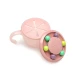 Melii Abacus Snack Container With Finger Trap Pink
