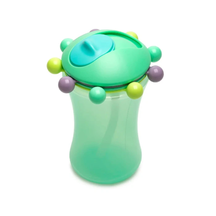 Melii Abacus Straw Sippy Cup Turquoise & Green 340ml 2 pcs