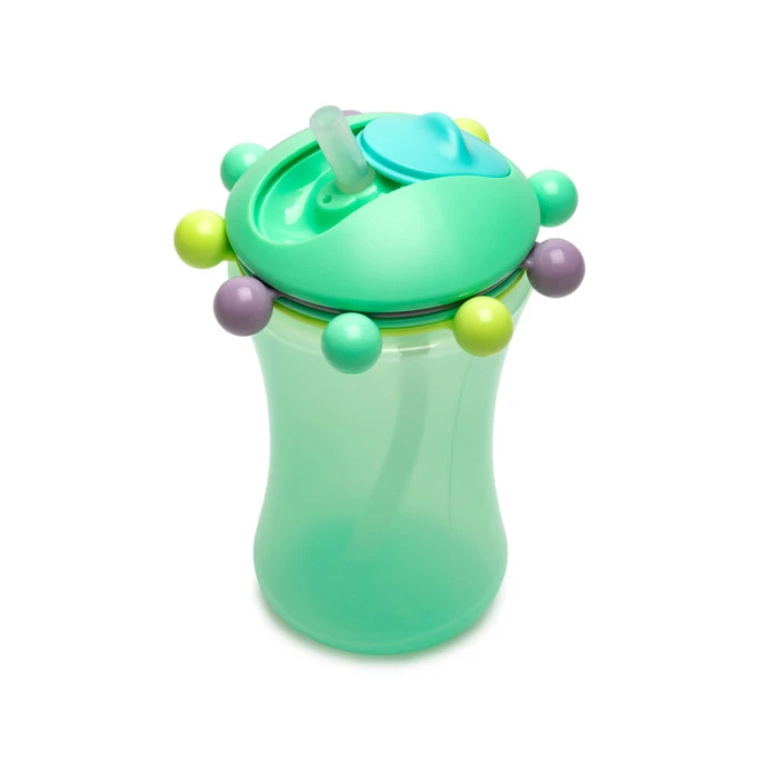 Melii Abacus Straw Sippy Cup Turquoise & Green 340ml 2 pcs