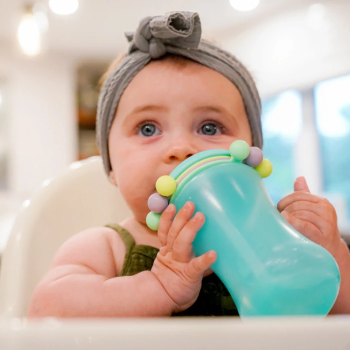 Melii Abacus Straw Sippy Cup Turquoise & Green 340ml 2 pcs