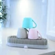 Melii Baby Bottle Drying Rack Grey Cloud