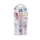 Melii Detachable Spoon & Fork With Carrying Case Pink & Purple