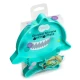 Melii Divided Silicone Suction Plate Turquoise Shark